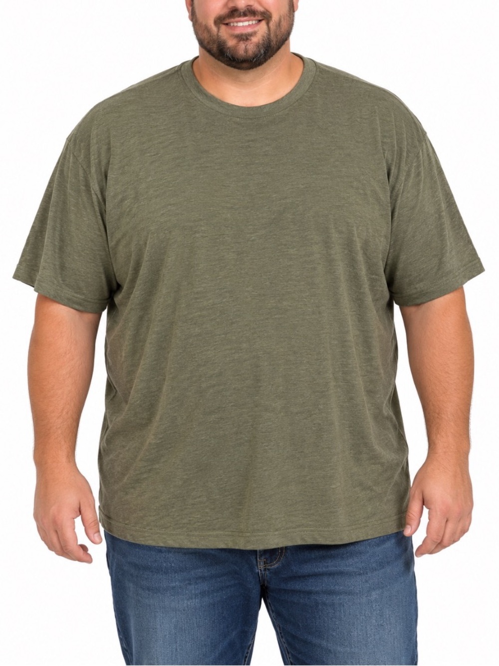 Sonoma Men’s Olive Green Short Sleeve T-Shirt- 3XLT